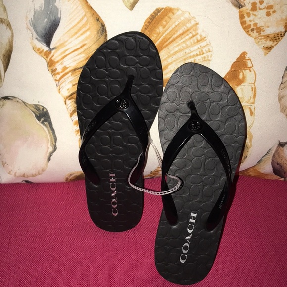 Coach Shoes - BRAND NEW COACH FLIP FLOPS